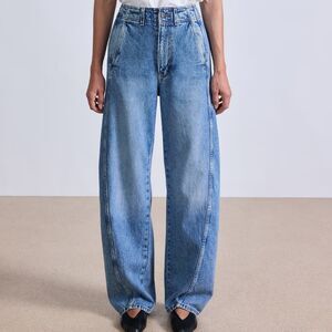 Apiece Apart High Waist Wide Leg Jeans